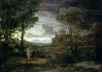 Landscape with Jacob Wrestling with the Angel, or Night